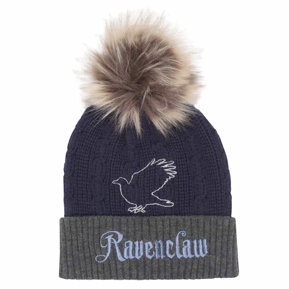 Harry Potter - Ravenclaw House Pompom Beanie muts - Blauw